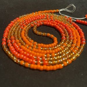 Confidence one (2) strand of tie-on waistbeads